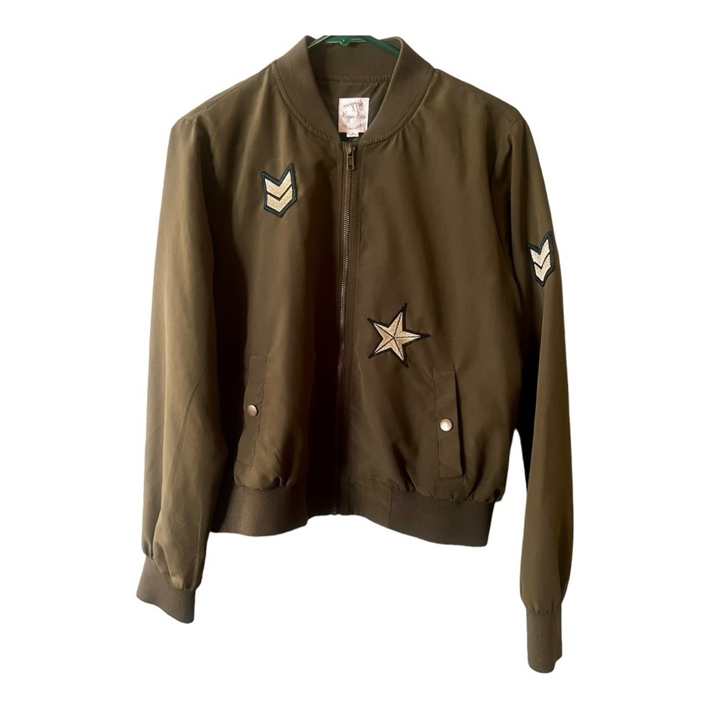 Hippie Rose Bomber Jacket
